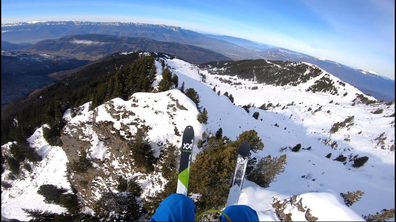 Parapente - Premier vol à ski 🎿 🪂📍 Collet d'Allevard - Deco Les Plagnes - Vol 58 - 18 décembre 2022