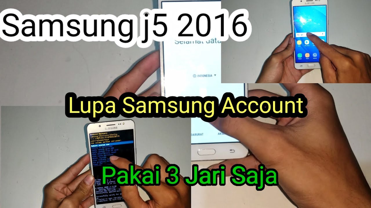 Samsung J5 2016 lupa samsung account reset 3 jari langsung done - Sky Phone