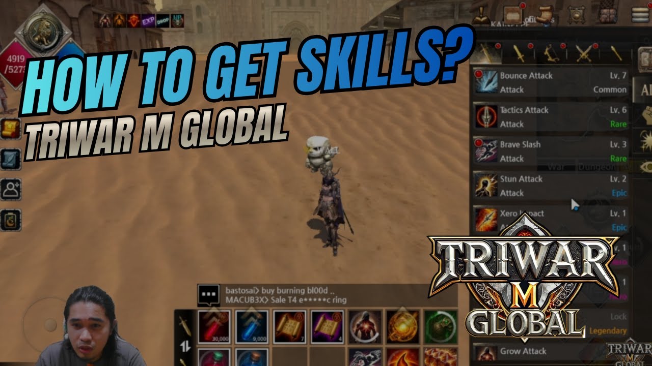 How to Acquire and learn SKILLS in TriwarM? | Newbie Guide