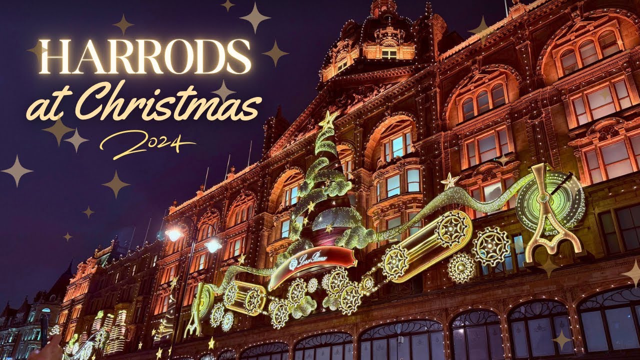 Harrods at Christmas | 2024 | Christmas Lights and Shop