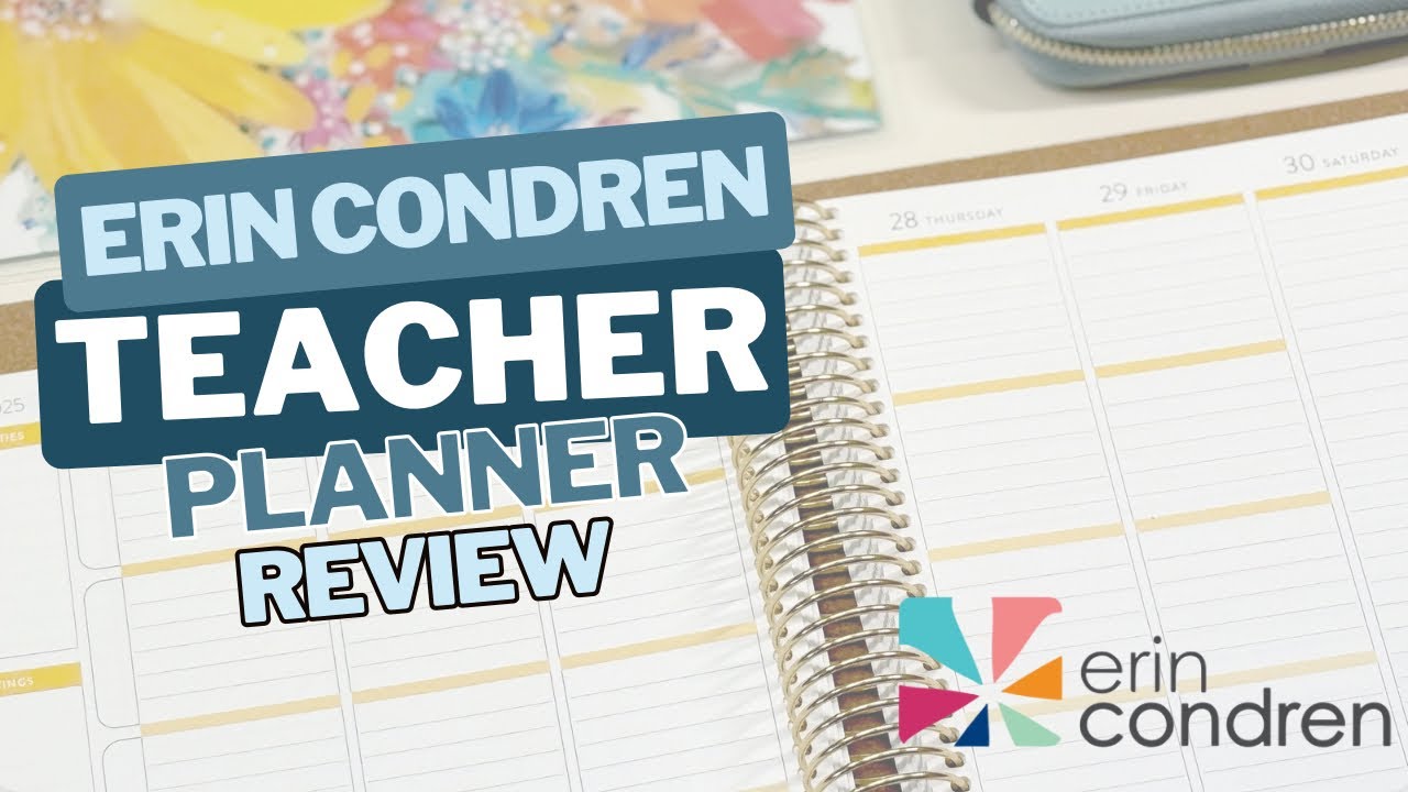 Meet the 2025-2026 Erin Condren Teacher Planner