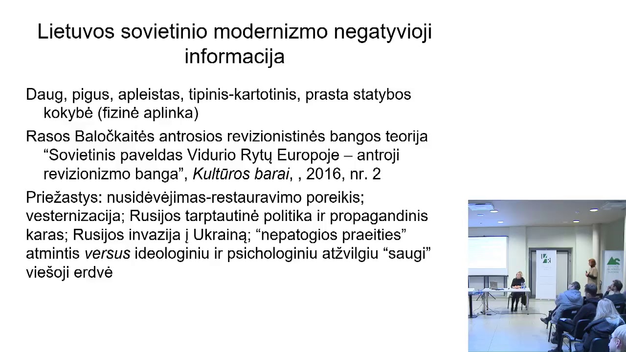 Kursai-internetinis seminaras &bdquo;Moderniosios architektūros paveldas: i&scaron;&scaron;ūkiai ir galimybės&ldquo;