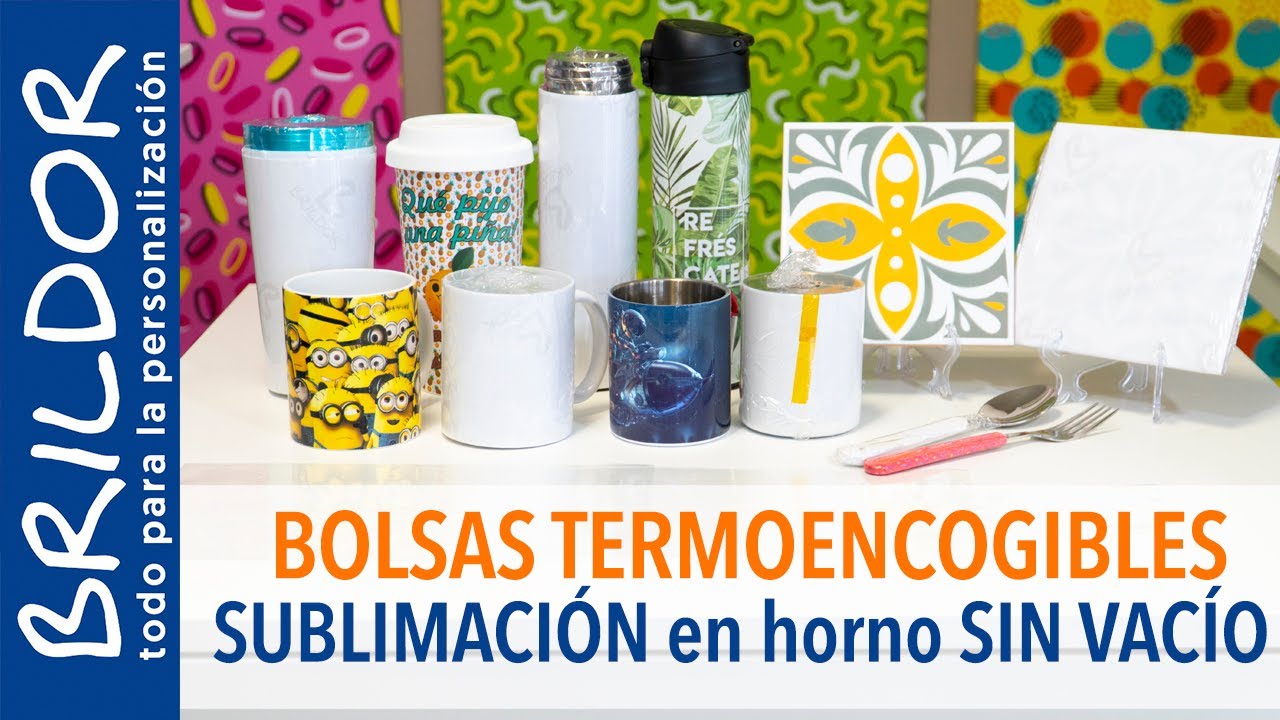 SUBLIMACIÓN en HORNO SIN VACÍO CON BOLSAS TERMOENCOGIBLES