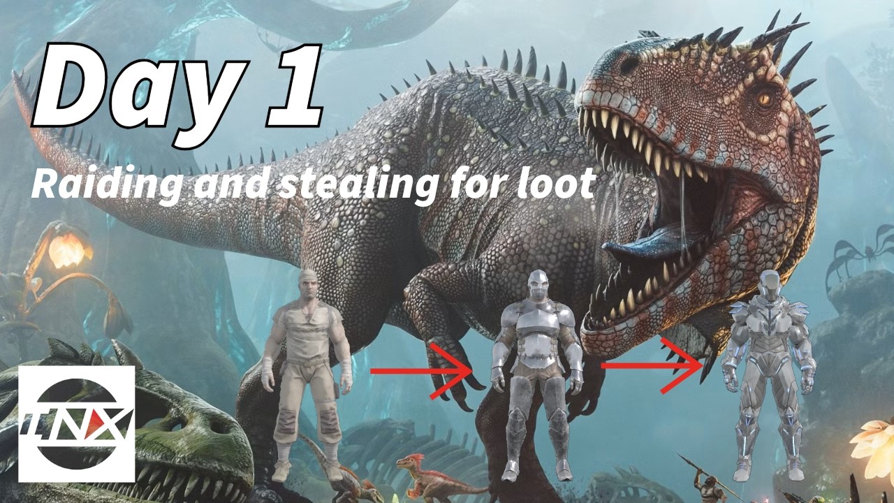 Raiding and claiming the most OP pearl cave on Lost island | INX Solo | Ark Survival Evolved