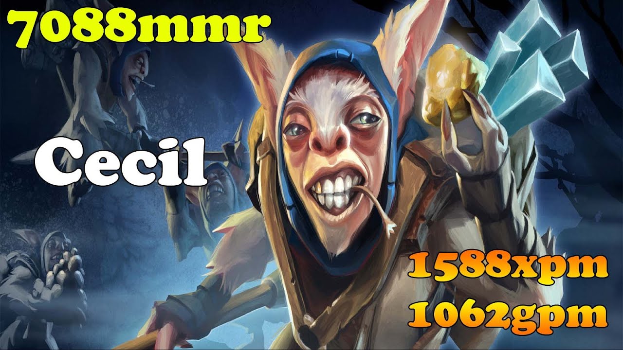 Dota 2 - cecil 7088 mmr PRO Meepo 1588xpm / 1062gpm! Vol 1#