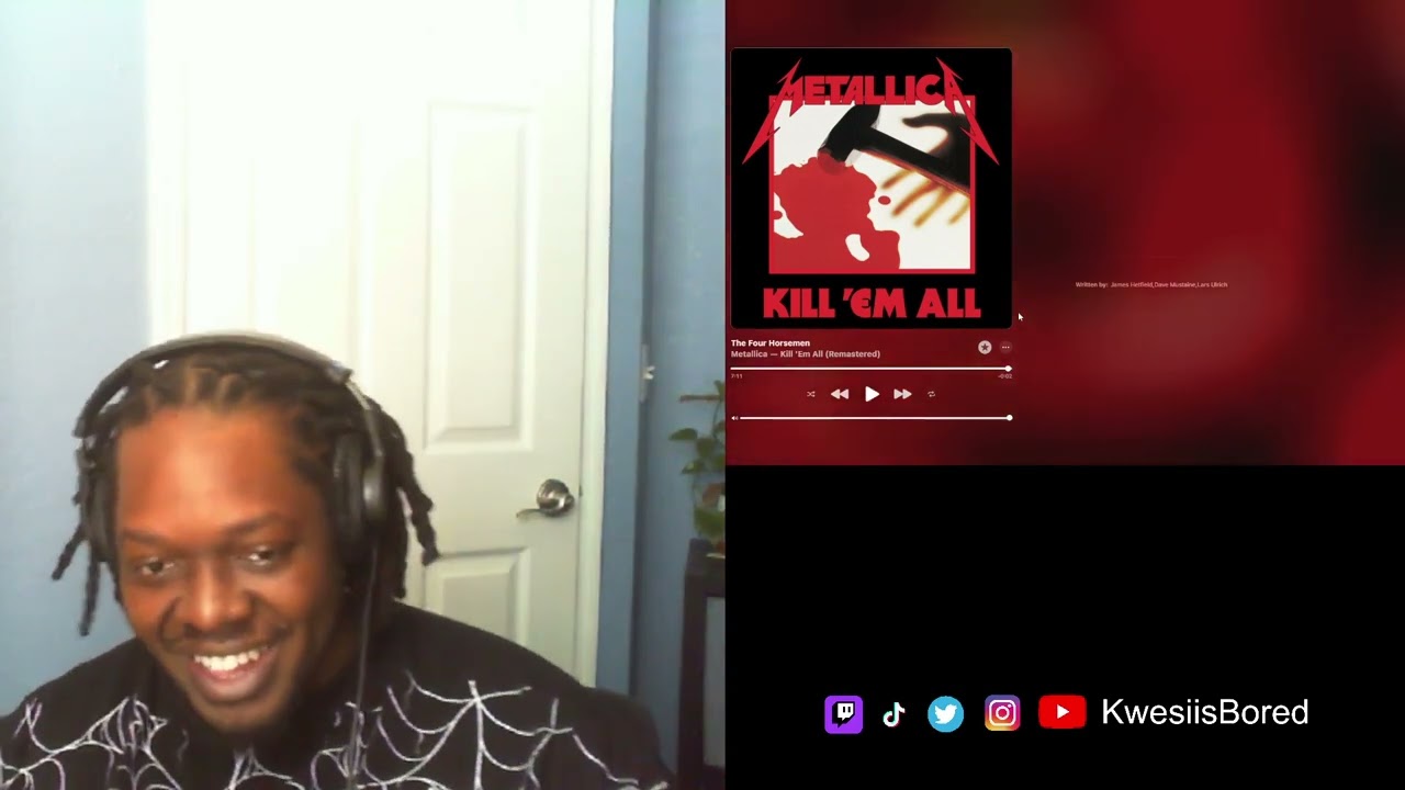 I was bored so I listened to Kill 'Em All by Metallica for the FIRST TIME!
