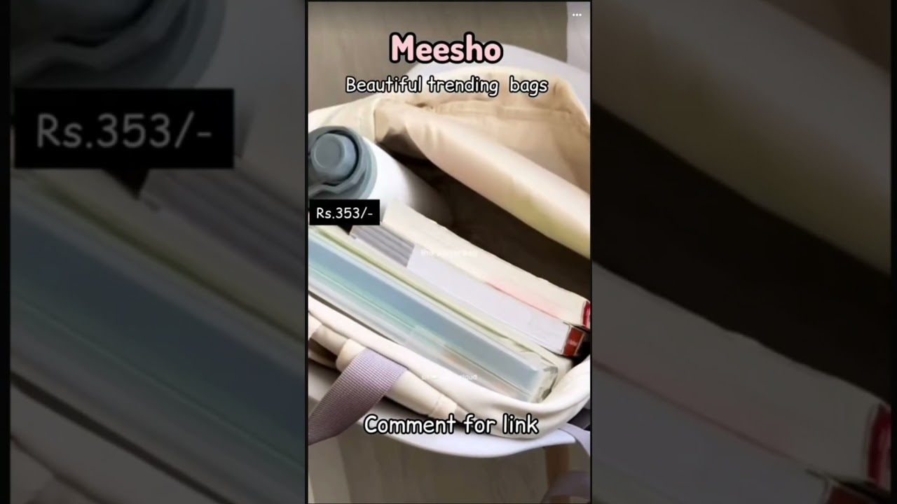 college or school bag from meesho | meesho haul #trending #shorts #meesho