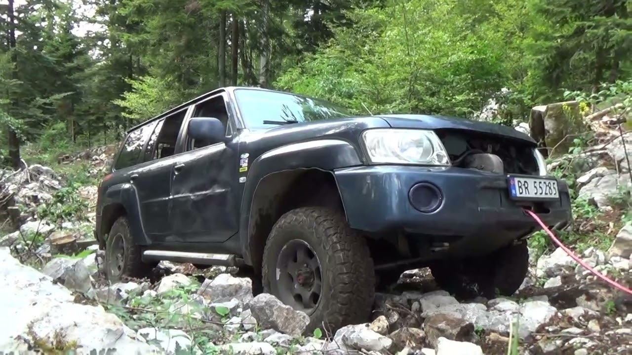 Wakacje 2024. Onboard Nissan Patrol gu4 Chorwacja, Rjeka 4x4 Rowery DH