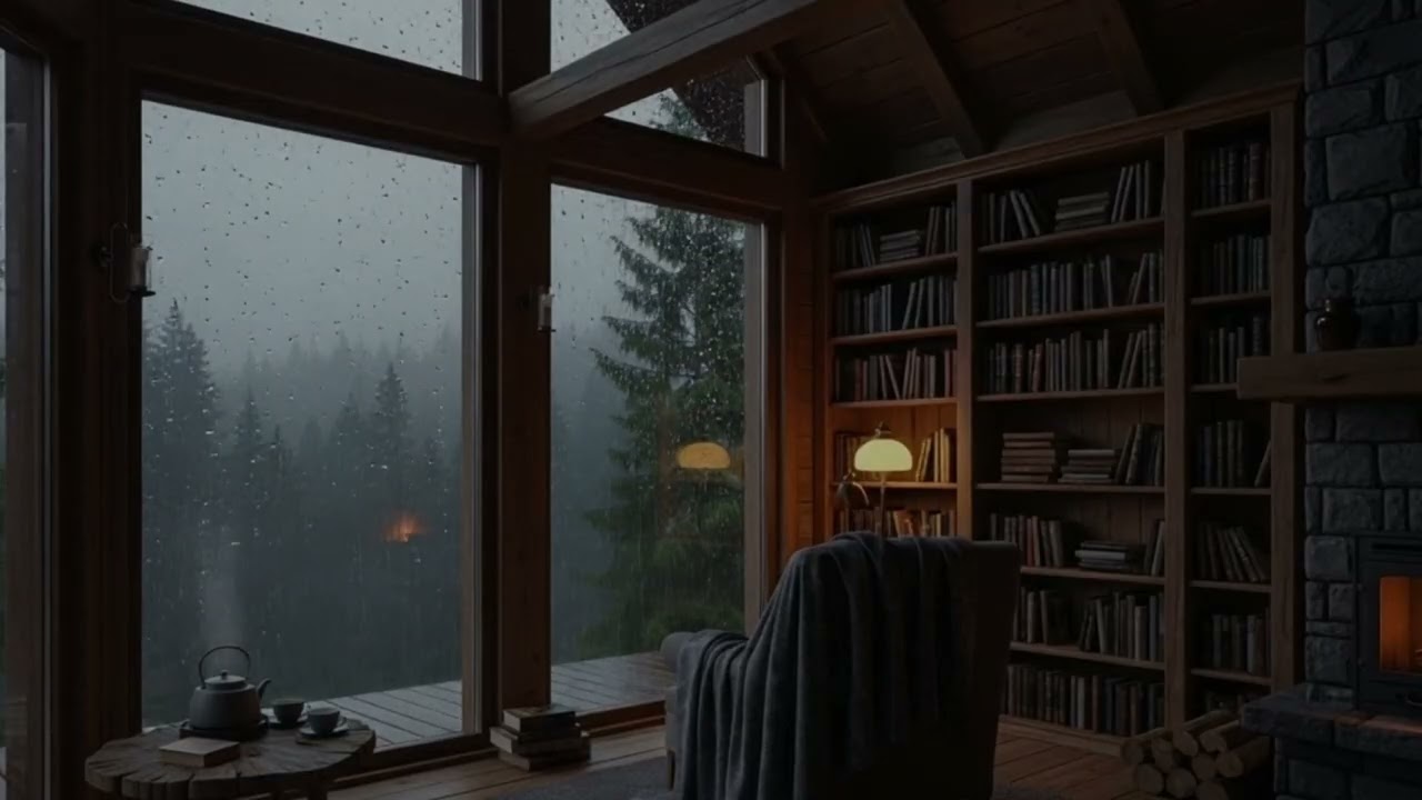 【集中用】邪魔されない集中時間｜森に降る雨の音#集中用雨音#勉強用