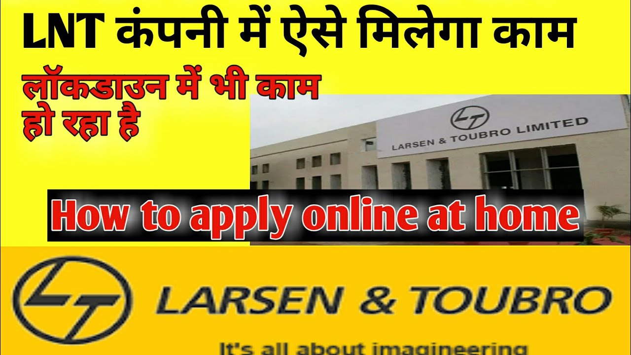 HOW TO WORK AT L&T COMPANY | L&T JOB VACANCIES FOR FRESHERS | APPLY ONLINE FOR L&T CONSTRUCTION