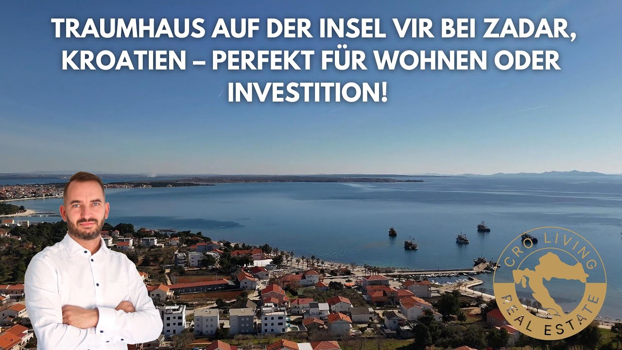🏡 Traumhaus auf der Insel Vir bei Zadar, Kroatien – Perfekt für Wohnen oder Investition! 🌊✨