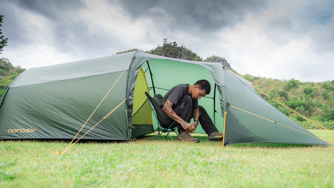 รีวิวเต็นท์  Nordisk Oppland 2 LW | Basecamp Outdoor กาญจนบุรี