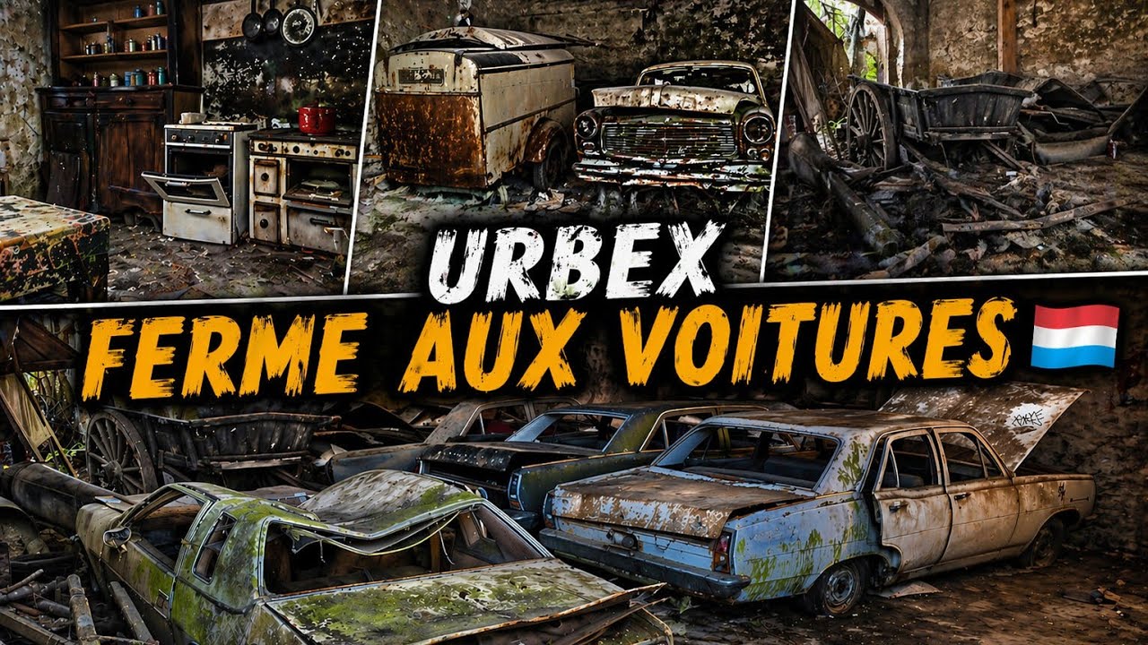 Visites d'une ferme ou je découvre des voitures en abandon. URBEX N°68 