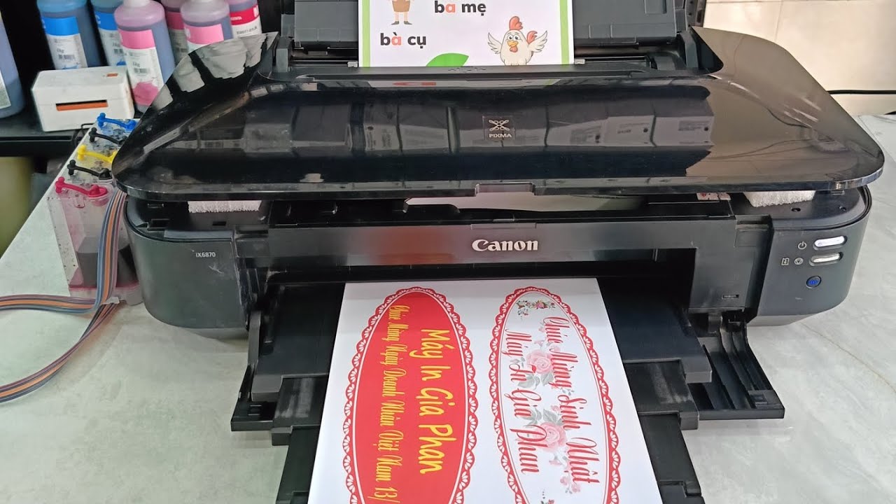 Máy in lỗi không nhận đầu phun, 5 phút xong việc. 