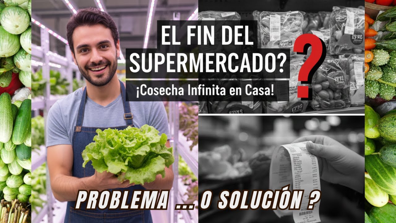 ¿Por que gastas tanto comprando verduras del Supermercado? La Solución esta en Tu Casa