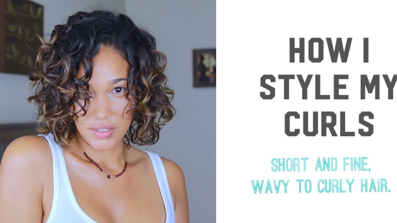 how to Styling fine wavy to curly hair -2b 3a