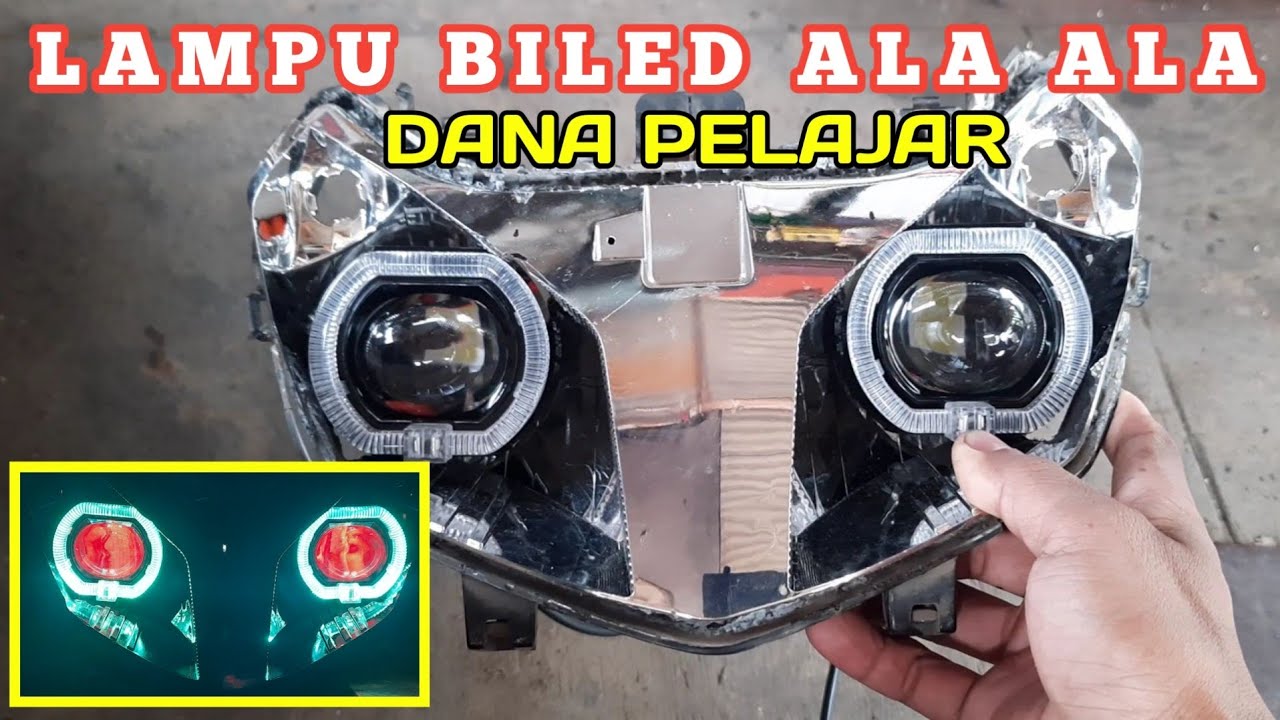 Vario techno pasang lampu biled projie