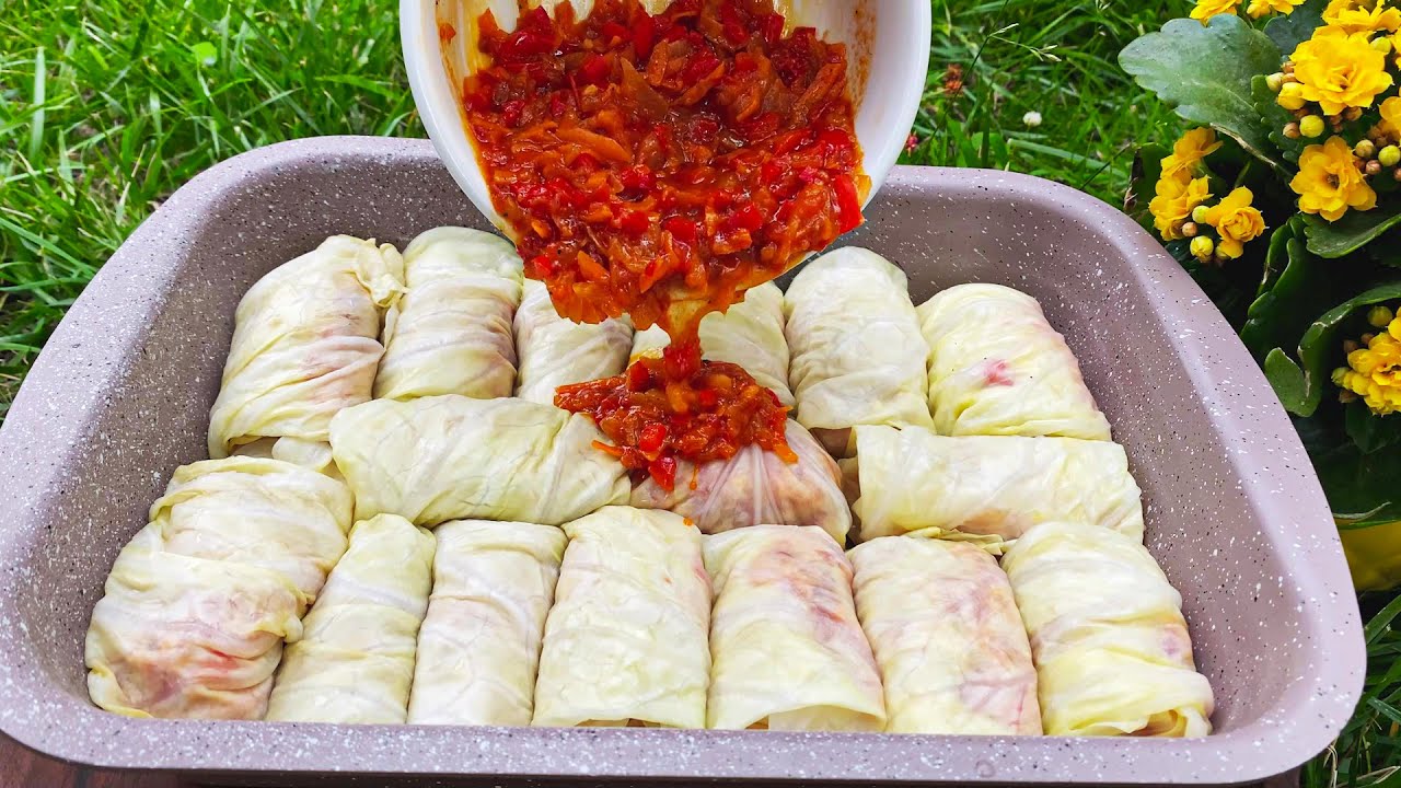 Рецепт самых вкусных голубцов! Просто заверните мясо с овощами в капусту