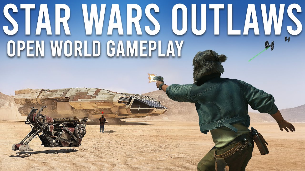 Игровой процесс в открытом мире Star Wars Outlaws...