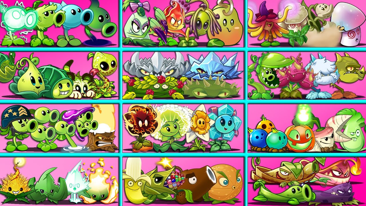 Random 12 Teams Plant vs All Zombies - Who Will Win? - PvZ 2 Battlez