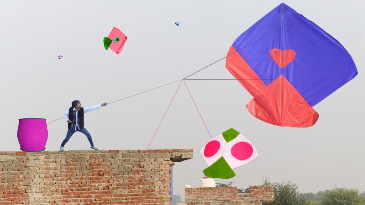 Pink Big 1 Kg Manja Door Buy Kite 🪁 Challenge