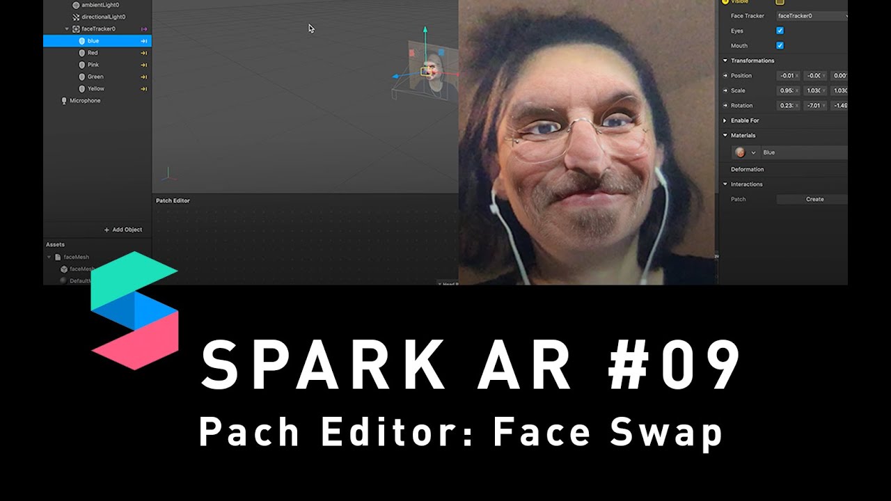 Spark AR #09: Face Swap