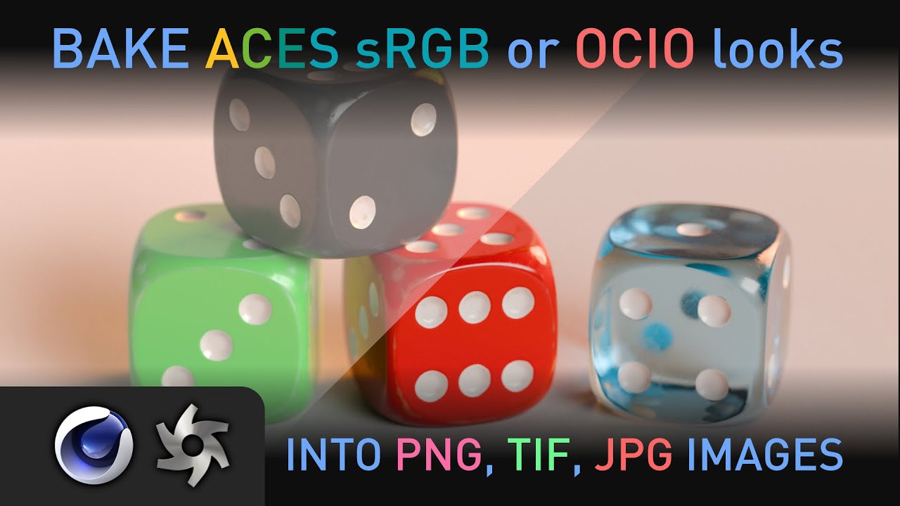 Silverwing: тональная компрессия ACES или OCIO в 8-битные TIFF, JPG или PNG в C4D Octane