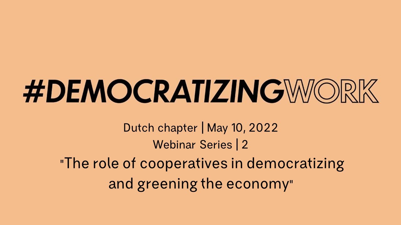 #DemocratizingWork Netherlands: 