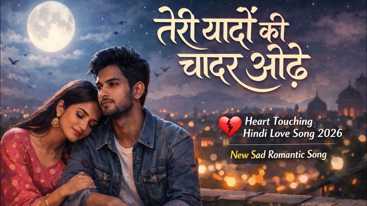 तेरी यादों की चादर ओढ़े ❤️ New Sad Love Song 2026 | Heart Touching Hindi Song  #romanticsong