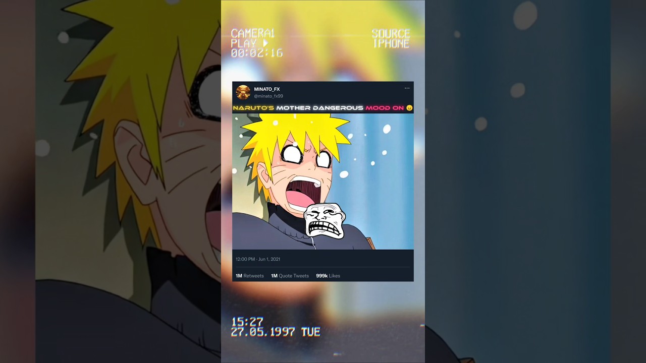 NARUTO 'S MOTHER DANGEROUS MODE ON 😠#subscribe #narutoshippuden #naruto #top10