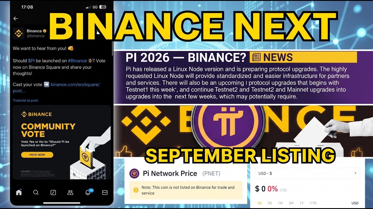Pi Network Binance Listing in September? (Protocol 27 Update!)
