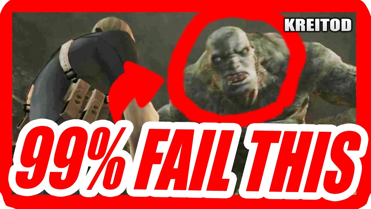 (ALL TRICKS!!!) 🔥 How to BEAT EL GIGANTE in RESIDENT EVIL 4 (2005)