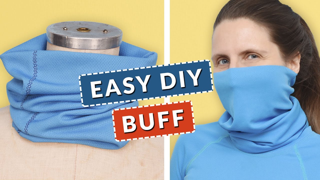 Easy DIY Buff Face Mask Tutorial: How to Make a Neck Warmer