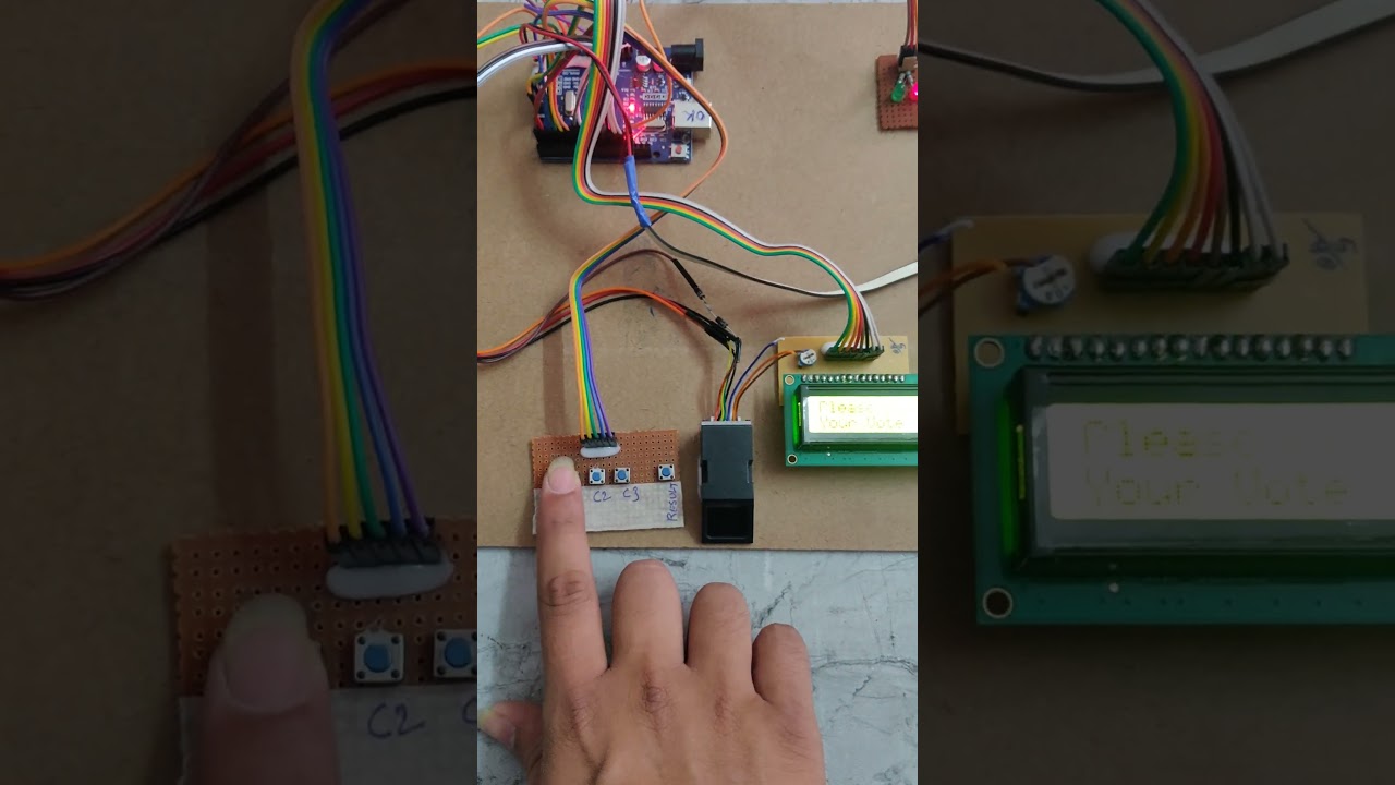 Arduino Based Voting Machine #arduinoproject #voting #arduino