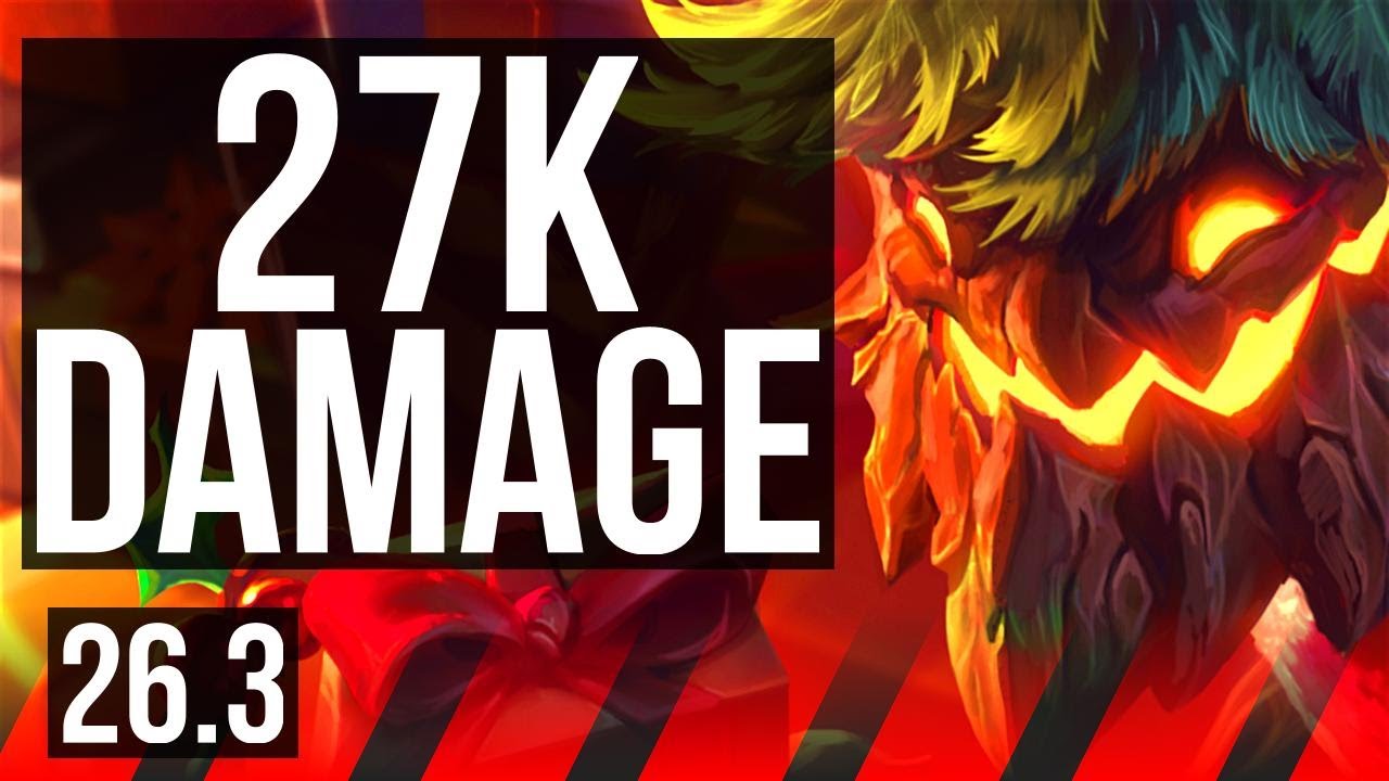 MAOKAI vs RIVEN (TOP) | 27K damage | EUW Grandmaster | 26.3