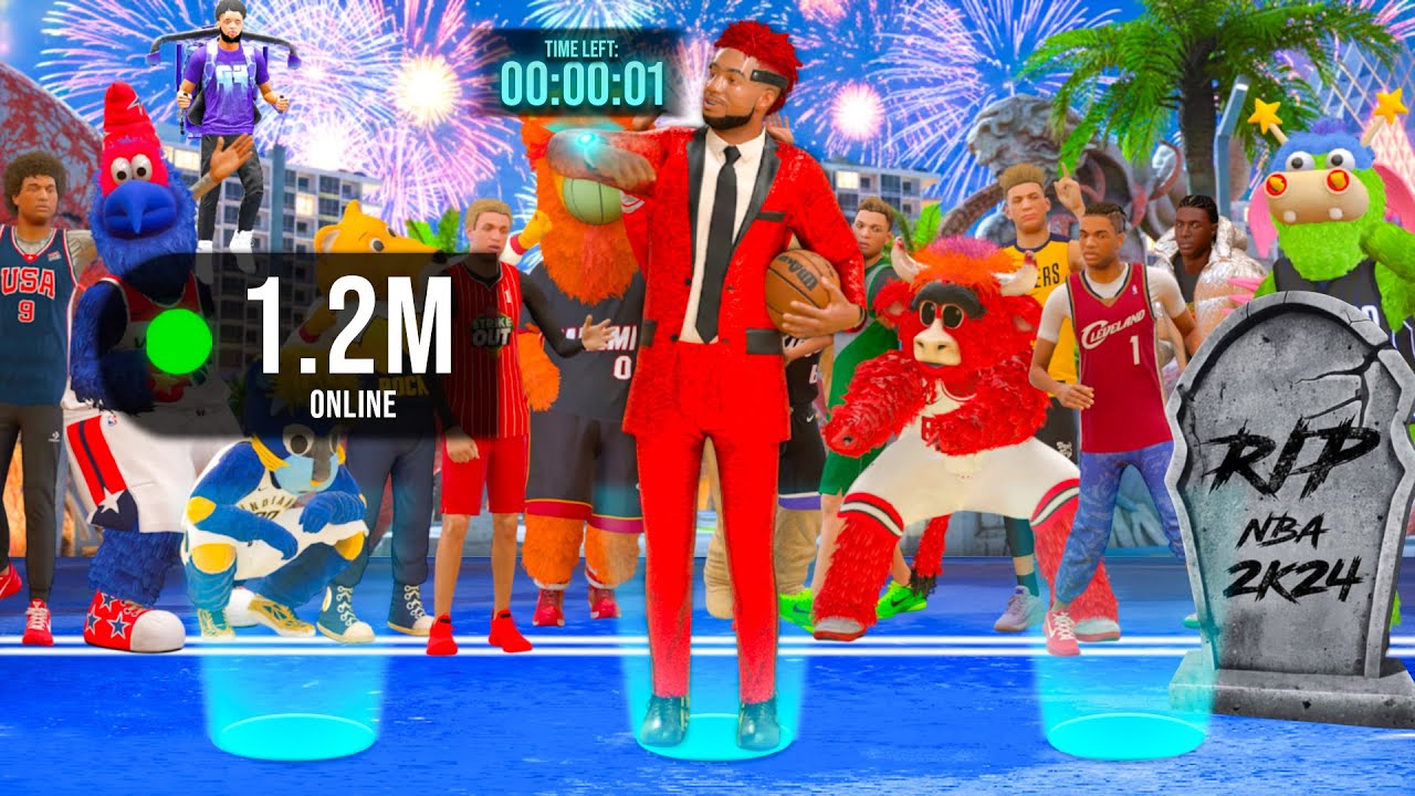 EVERYONE showed up to NBA 2K24's LAST DAY...