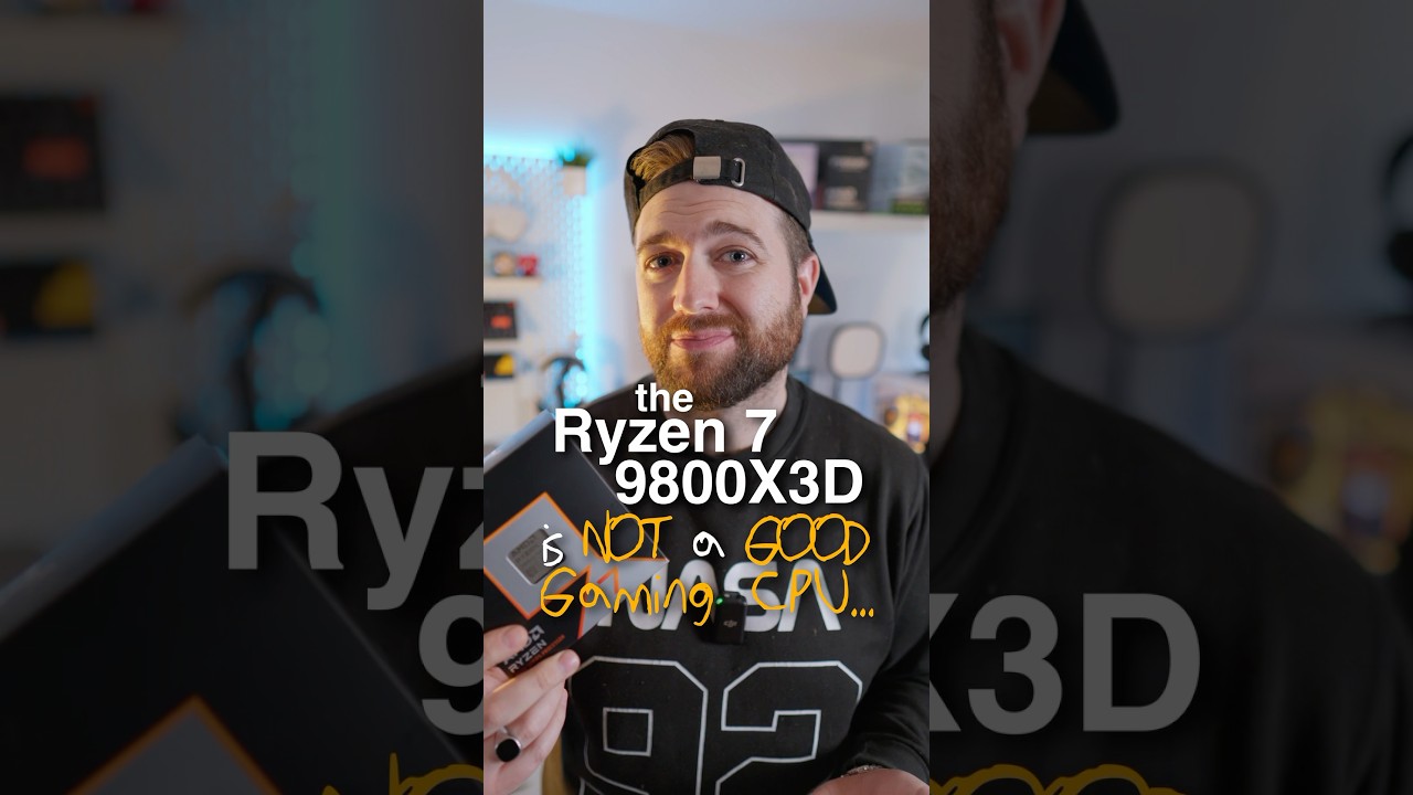 The Ryzen 7 9800X3D is NOT a good gaming CPU&hellip; 👀 #cpu #amd #pc #gamingpc #pcbuild #pcgaming
