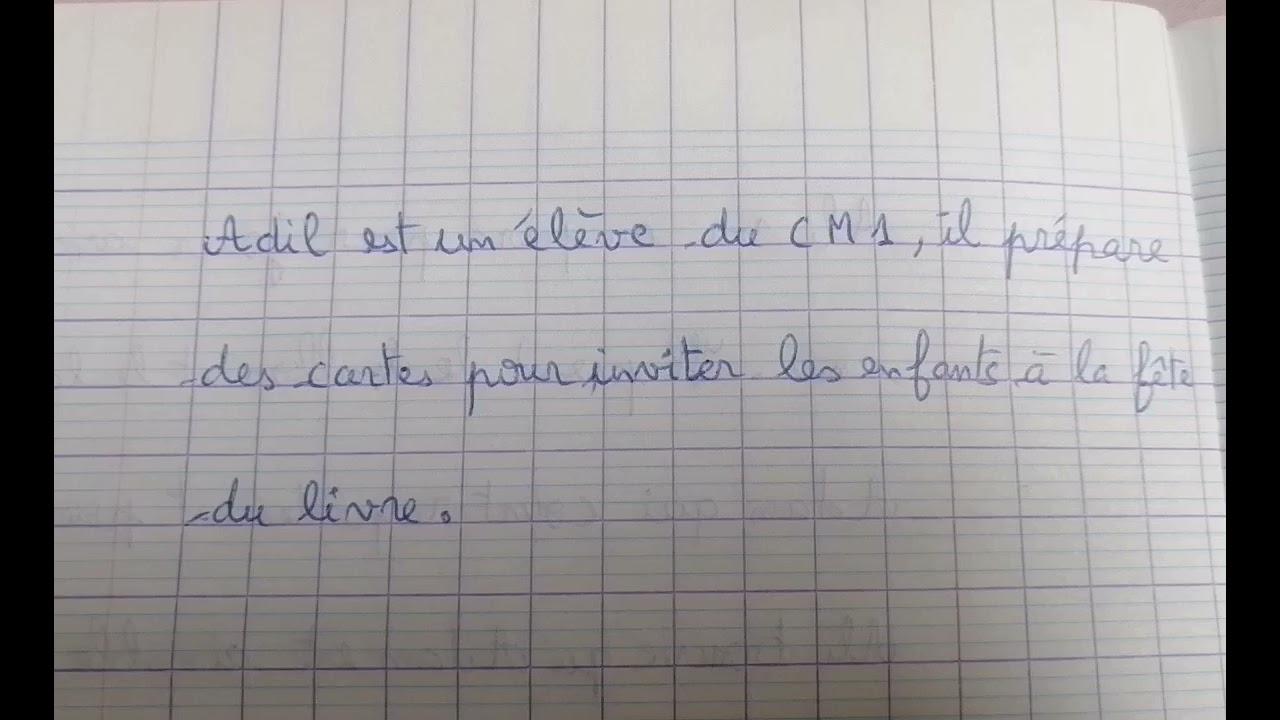 Idée Dictée / Invitation 