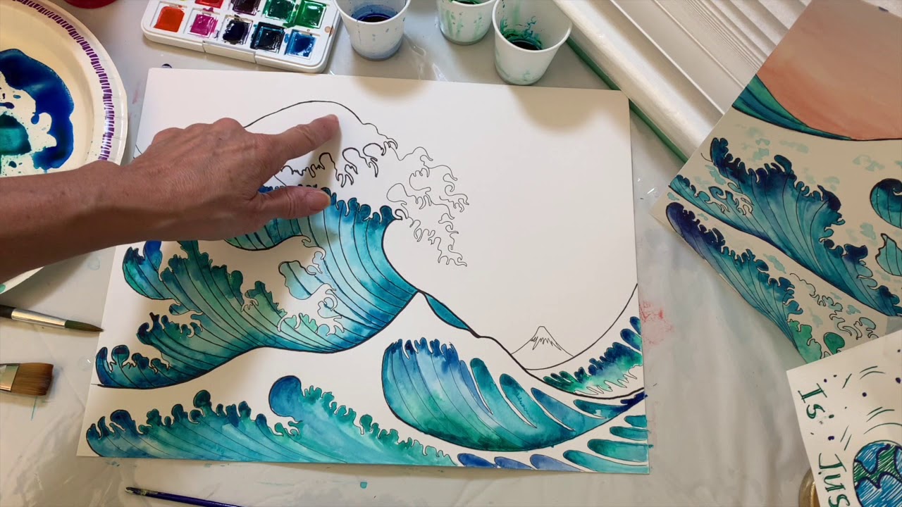 Hokusai's Great Wave Part 2 With Mrs. Masiello