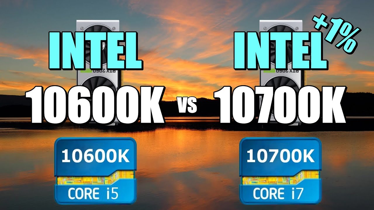 10600K vs 10700K - 2060S. CSGO, Fortnite, PUBG, GTAV, Overwatch.