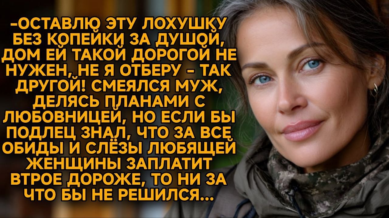Хотел выставить жену без копейки, а сам приполз на коленях: финал истории о наглом предательстве!