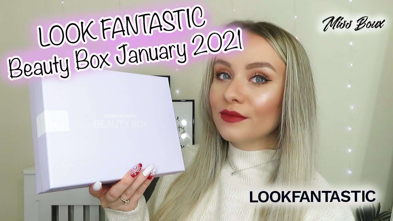 LOOKFANTASTIC BEAUTY BOX JANUARY 2021 UNBOXING & DISCOUNT CODE - MISS BOUX