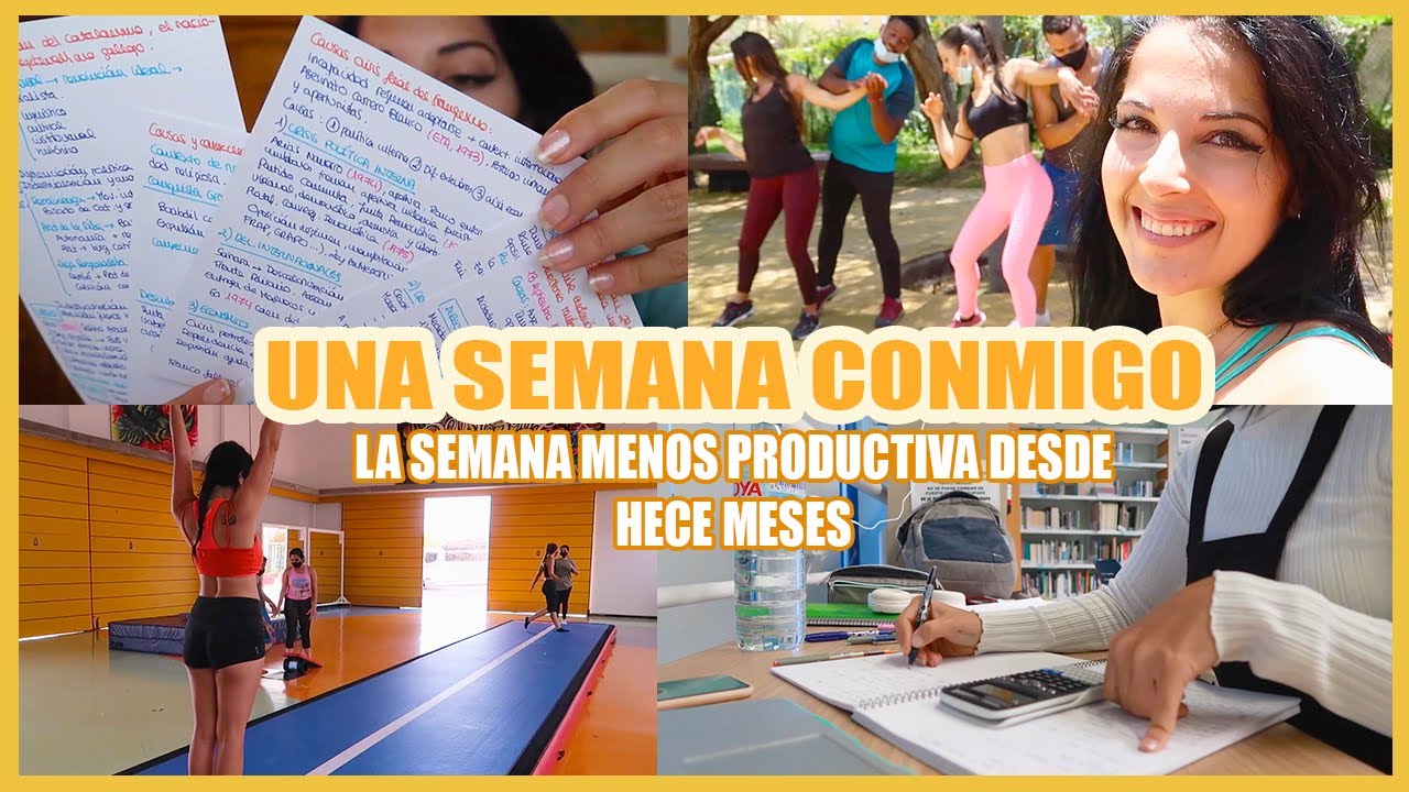 📚  VLOG SEMANAL | C&oacute;mo Estudio 2 semanas antes de SELECTIVIDAD 2021 🥸
