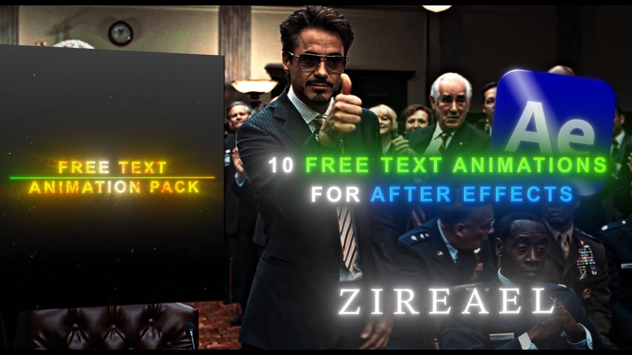 Free Text Animation Pack For 30,000 Subscribers - After Effects | Zireael