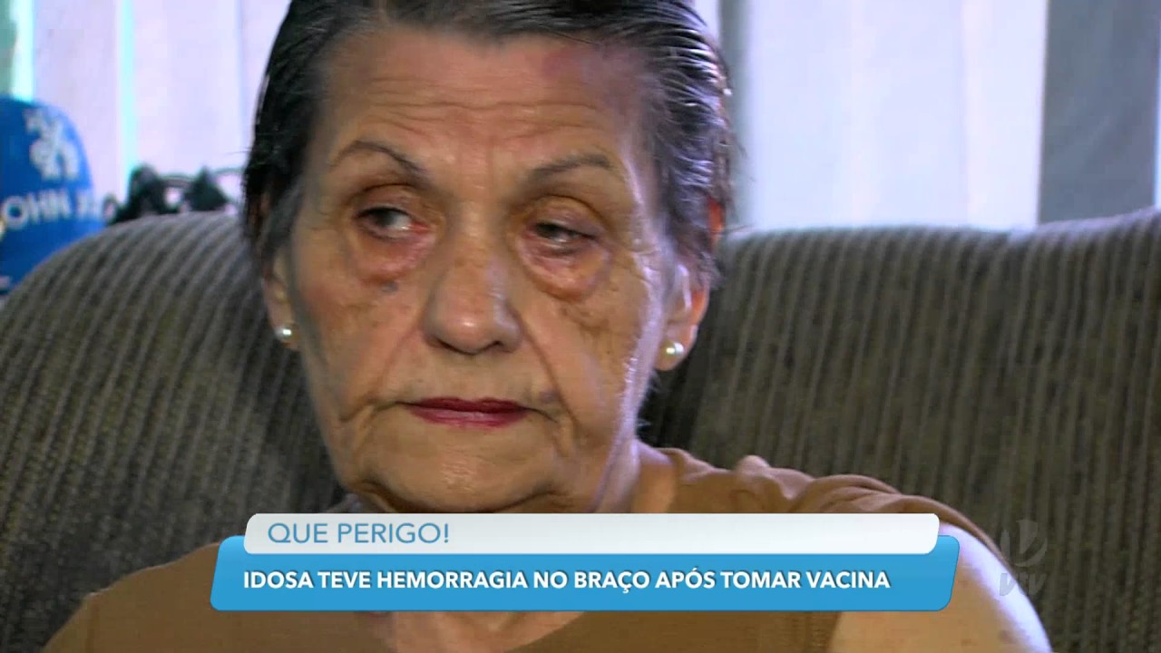 Idosa sofre hemorragia após tomar vacina contra tétano em São Vicente