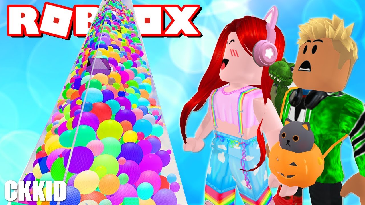 แข่งกระโดดบนหอคอยลูกบอล ใครถึงก่อนชนะ 🌟 TOWER OF BALLS | CKKID