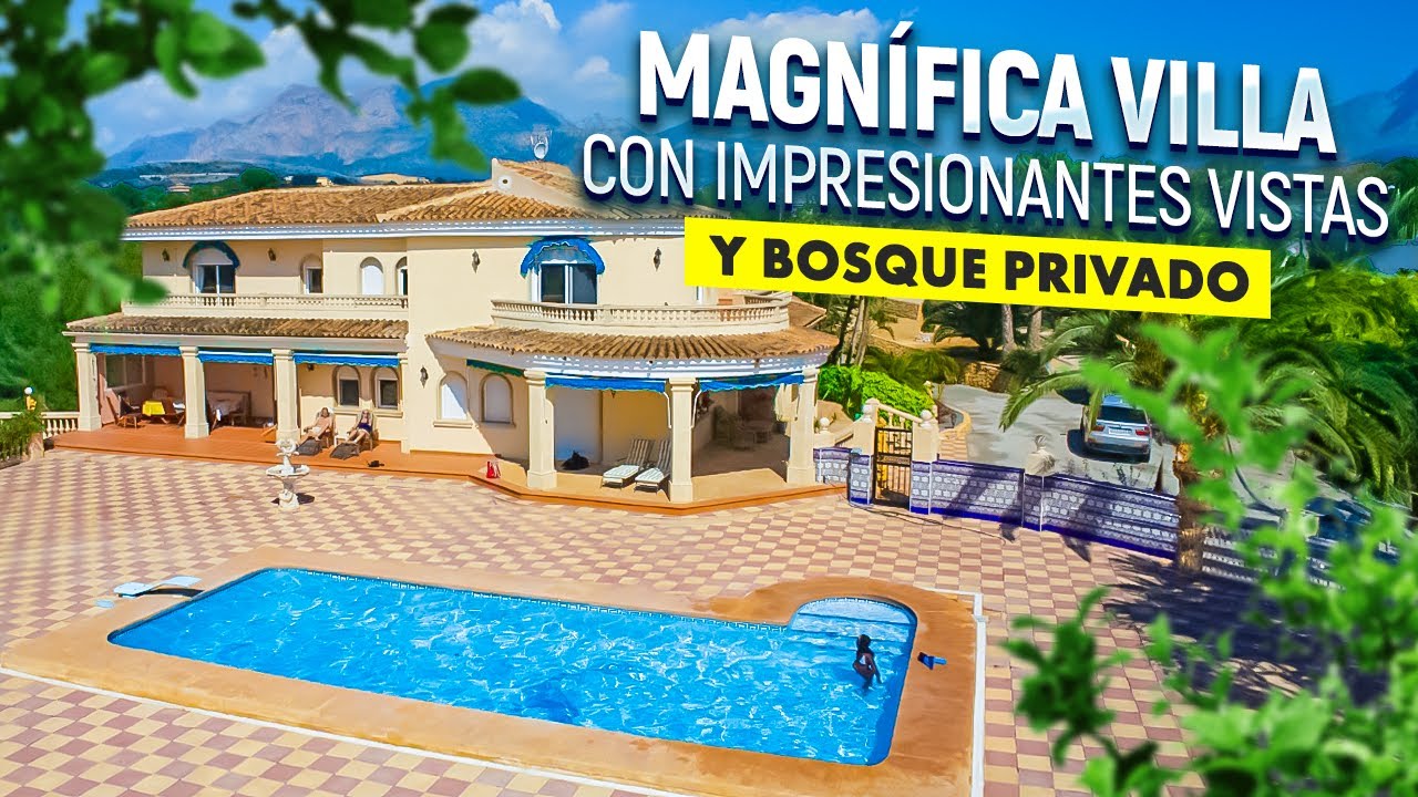 Magnífica villa en Costa Blanca con impresionantes vistas y 16.000 m2 de parcela | Alegria