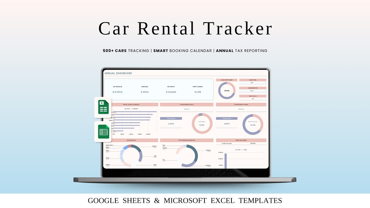 How to Use Rental Vehicle Management Tracker | Step-by-Step Guide