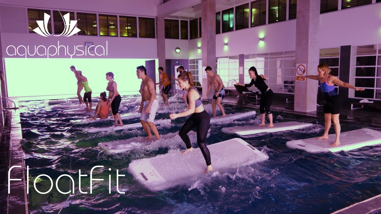 Fitness on water with FloatFit | Dolphin Square, London | AquaPhysical