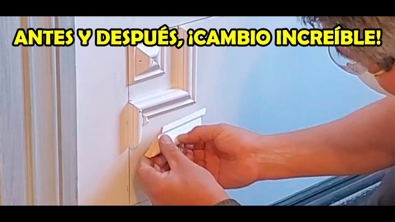 Cómo instalar MOLDURAS EN LA PARED!😉👌